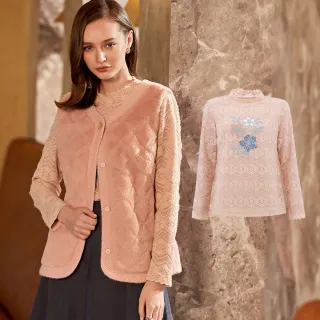 【ILEY 伊蕾】柔美花兒印花條紋蕾絲造型上衣1213071879(粉) 價格比較,價格查詢,歷史價格詳細信息