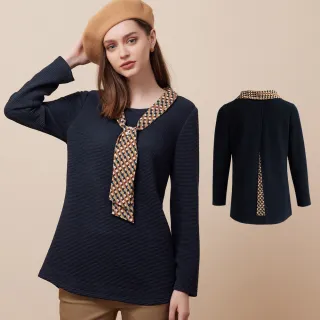 【ILEY 伊蕾】古典花卉印花透氣雪紡上衣1222181419(深藍) 歷史價格詳細信息