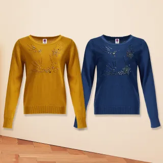 【ILEY 伊蕾】亮采幾何圖案漸層造型七分袖上衣1221281406(深藍) 歷史價格詳細信息