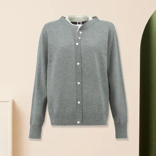 【ILEY 伊蕾】灰紅格紋長版排釦棉質上衣(深藍色；M-XL；1233281501) 歷史價格詳細信息