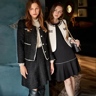 【ILEY 伊蕾】典雅條紋拼接雪紡絲光棉上衣(深藍色；M-2L；1222181202) 歷史價格詳細信息