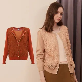 【ILEY 伊蕾】華麗貴氣蕾絲領造型絨毛針織斗篷1214064845(藍/粉) 歷史價格詳細信息