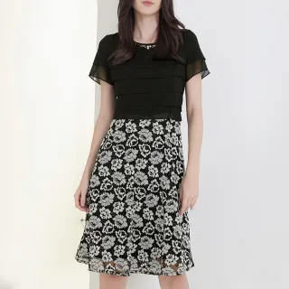 【ILEY 伊蕾】摩登波點氣質交叉雪紡假兩件上衣(粉色；M-2L；1222011144) 歷史價格詳細信息