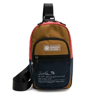 Arnold Palmer- 單肩背包 ALPHABET尼龍字母系列-黑色 歷史價格詳細信息