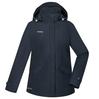【ATUNAS 歐都納】女款防水防風樂遊休閒GORE-TEX+保暖羽絨二件式外套(A1GT2309W藍紫/透氣/登山旅遊) 歷史價格詳細信息