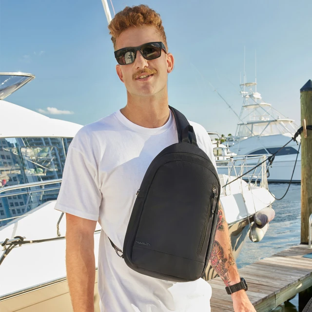 TRAVELON Urban四層防盜斜背包(黑) 歷史價格詳細信息