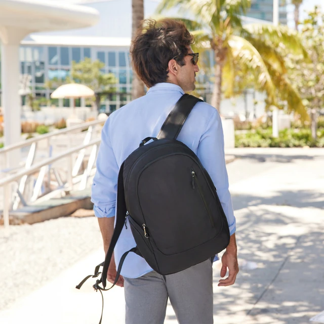 【Travelon美國防盜包】URBAN防盜輕旅行背包(TL-43311黑/雙肩包/筆電包/RFID防盜) 歷史價格詳細信息