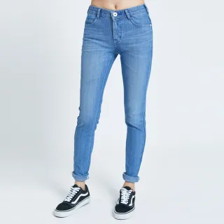 【EDWIN】女裝 JERSEYS 迦績EJ7棉錐形長褲(石洗藍) 歷史價格詳細信息