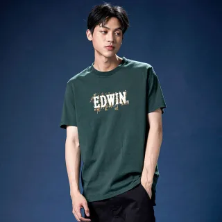 【EDWIN】男女裝 網路獨家↘手繪立扣LOGO短袖T恤(黑色) 歷史價格詳細信息