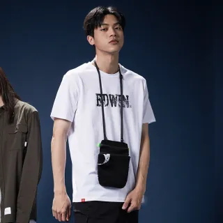 【EDWIN】男女裝 網路獨家↘手繪立扣LOGO短袖T恤(黑色) 歷史價格詳細信息