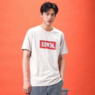 【EDWIN】男女裝 網路獨家↘手繪立扣LOGO短袖T恤(黑色) 歷史價格詳細信息