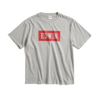 EDWIN 斑駁BOX LOGO短袖T恤(麻灰色)-男款 歷史價格詳細信息