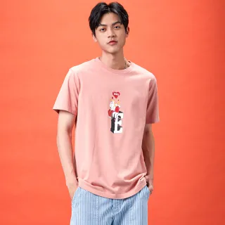 【EDWIN】男女裝 網路獨家↘手繪立扣LOGO短袖T恤(黑色) 歷史價格詳細信息