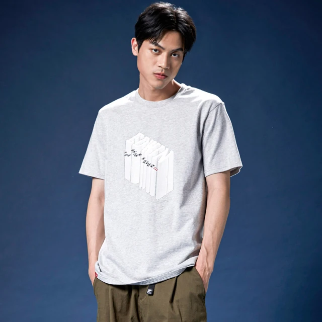 【EDWIN】男女裝 網路獨家↘3D-TOKYO堆疊短袖T恤(麻灰色) 歷史價格詳細信息
