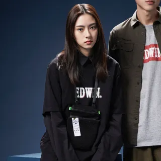 【EDWIN】男女裝 網路獨家↘手繪立扣LOGO短袖T恤(黑色) 歷史價格詳細信息