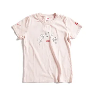 EDWIN 紅標金屬字LOGO短袖T恤(淡粉紅)-女款 歷史價格詳細信息