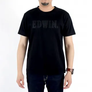 【EDWIN】男裝 人氣復刻款 小LOGO牛奶短袖T恤(黑色) 歷史價格詳細信息