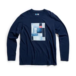 【EDWIN】男裝 牛仔紋日文字短袖T恤(白色) 歷史價格詳細信息