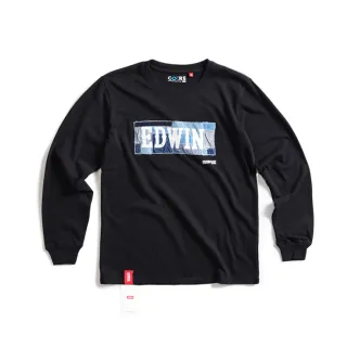 【EDWIN】男裝 牛仔紋日文字短袖T恤(白色) 歷史價格詳細信息