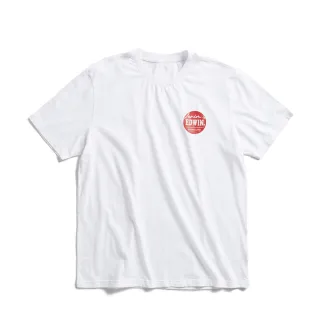 【EDWIN】男女裝 網路獨家↘標籤貼紙LOGO短袖T恤(黑色) 歷史價格詳細信息
