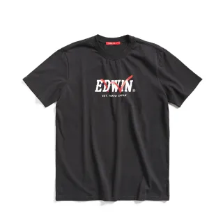 EDWIN 網路獨家 躍動LOGO短袖T恤(黑色)-男款 歷史價格詳細信息