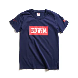 EDWIN 經典大紅標LOGO短袖T恤(丈青色)-男款 歷史價格詳細信息