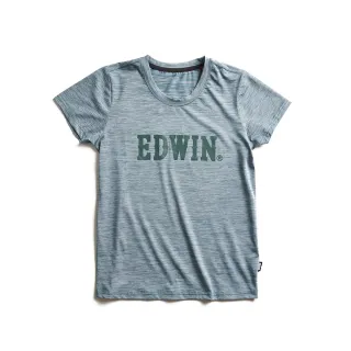 【EDWIN】女裝 涼感系列 大LOGO圓領短袖T恤(黑色) 歷史價格詳細信息