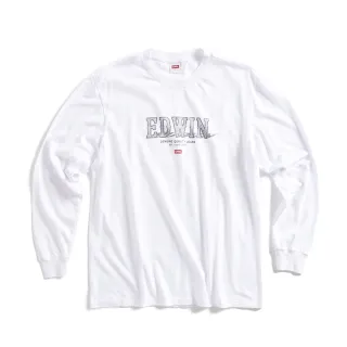 EDWIN 網路獨家 精緻素描LOGO短袖T恤(白色)-男款 歷史價格詳細信息