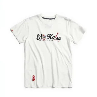 【EDWIN】江戶勝 女裝  植絨海浪富士山短袖T恤(米白色) 歷史價格詳細信息