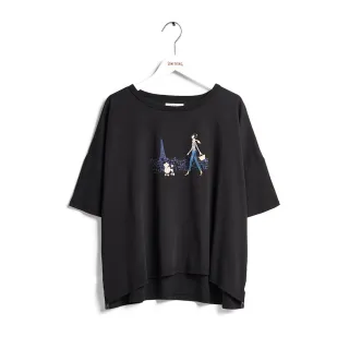 【SOMETHING】女裝 巴黎鐵塔LOGO短袖T恤(淺卡其) 歷史價格詳細信息