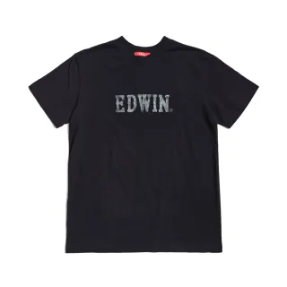 【EDWIN】男裝 人氣復刻款 小LOGO牛奶短袖T恤(黑色) 歷史價格詳細信息