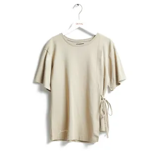 【SOMETHING】女裝 剪接打摺袖長袖襯衫(拔洗藍) 歷史價格詳細信息