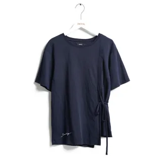 【SOMETHING】女裝 剪接打摺袖長袖襯衫(拔洗藍) 歷史價格詳細信息
