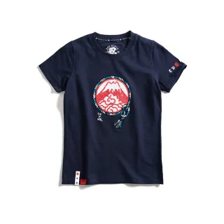 【EDWIN】江戶勝 女裝 忍者系列 伊賀忍者印花短袖T恤(珊瑚紅) 歷史價格詳細信息