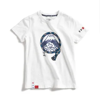 【EDWIN】江戶勝 女裝 忍者系列 伊賀忍者印花短袖T恤(珊瑚紅) 歷史價格詳細信息