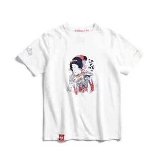 【EDWIN】江戶勝 女裝 忍者系列 伊賀忍者印花短袖T恤(珊瑚紅) 歷史價格詳細信息