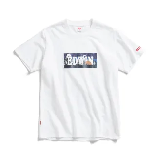 【EDWIN】男裝 露營系列 篝火印花長袖T恤(黑色) 歷史價格詳細信息