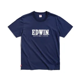 【EDWIN】男裝 復古福虎插畫印花短袖T恤(丈青色) 歷史價格詳細信息