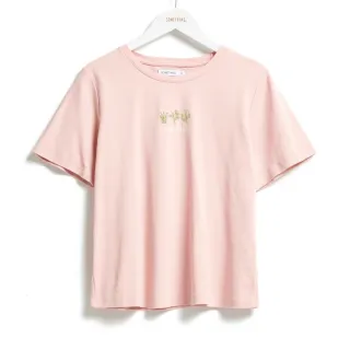 【SOMETHING】女裝 粉紅拼色LOGO短袖T恤(淺粉紅) 歷史價格詳細信息