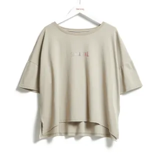 【SOMETHING】女裝 寬版打褶袖長袖T恤(淺卡其) 歷史價格詳細信息