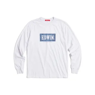 【EDWIN】男裝 人氣復刻款 漸層LOGO短袖T恤(白色) 歷史價格詳細信息