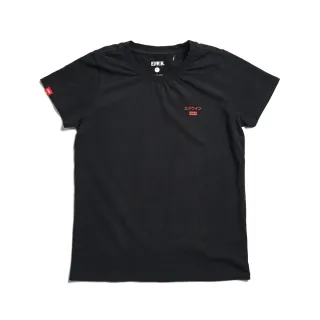 【EDWIN】女裝 第八代LOGO短袖T恤(黑色) 歷史價格詳細信息