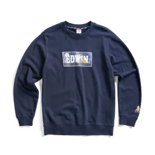 【EDWIN】男裝 露營系列 篝火印花長袖T恤(黑色) 歷史價格詳細信息