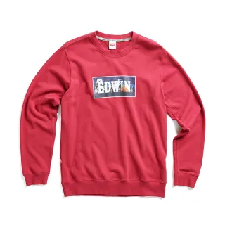 【EDWIN】男裝 露營系列 篝火印花長袖T恤(黑色) 歷史價格詳細信息