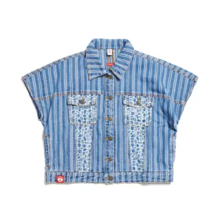 江戶勝 肩領撞色可拆袖兩穿式羽絨外套(丈青色)-中性款 歷史價格詳細信息