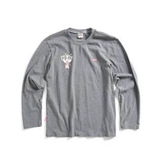 【EDWIN】男裝 露營系列 篝火印花長袖T恤(黑色) 歷史價格詳細信息