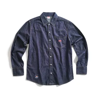 【EDWIN】男裝 露營系列 篝火印花長袖T恤(黑色) 歷史價格詳細信息