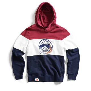 江戶勝 富士朱印雲海印花短袖T恤(朱紅色)-男款 歷史價格詳細信息