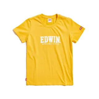 【EDWIN】女裝 小火車復古LOGO短袖T恤(淺藍色) 歷史價格詳細信息