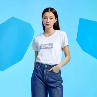 【EDWIN】女裝 BOX LOGO長袖連帽T恤(淺灰色) 歷史價格詳細信息
